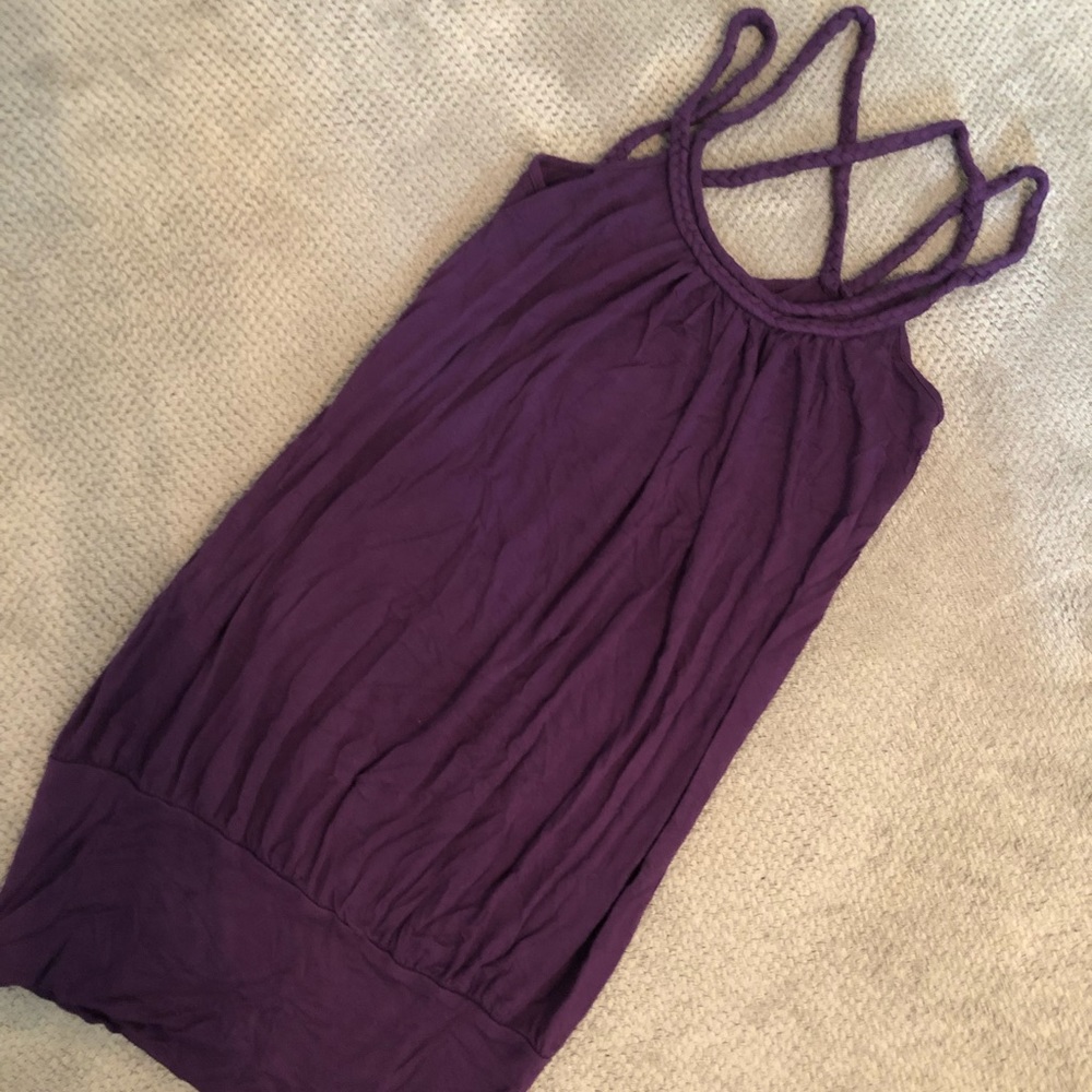 Dark purple tank/blouse
